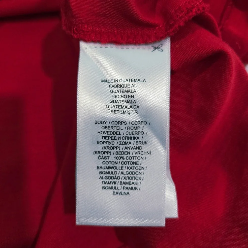 Polo Ralph Lauren 2XLT T-Shirt Red Multi Color Block Graphic Logo Tee Tall #1080